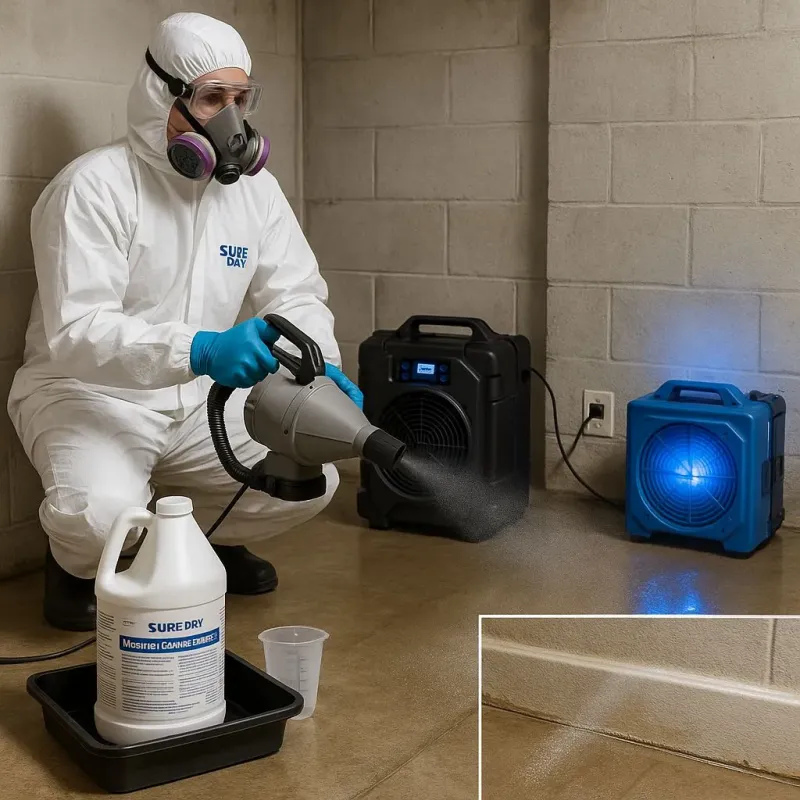 Sanitization and Odor Removal process in Pleasant Garden, NC