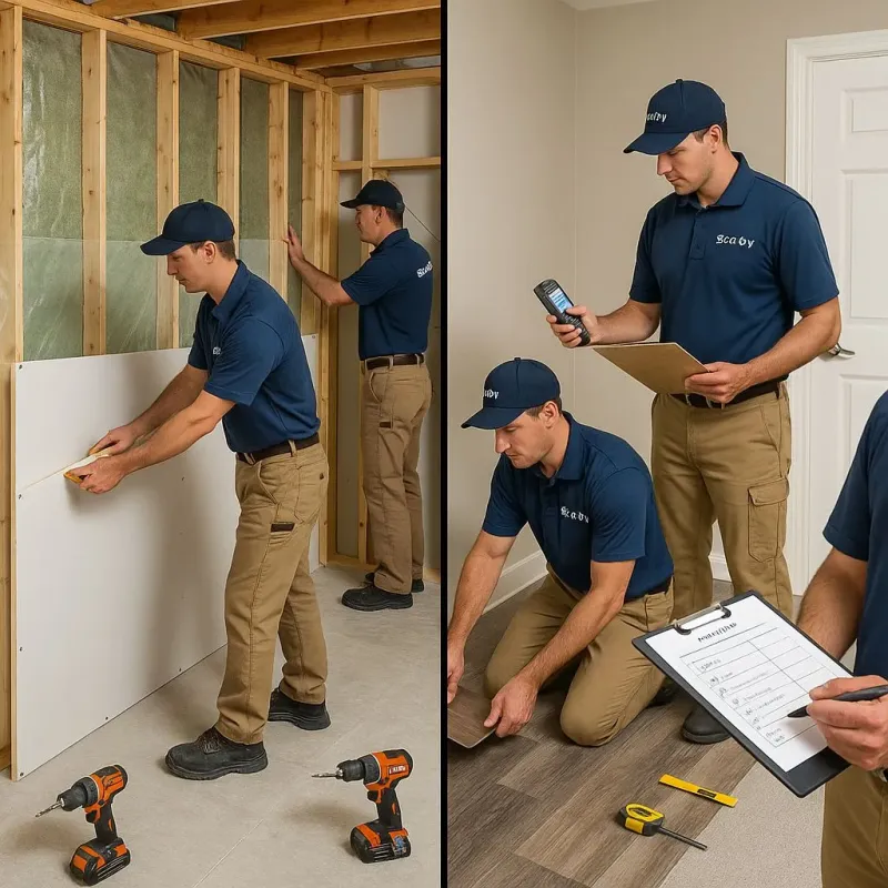 Repairs and Reconstruction process in Pleasant Garden, NC