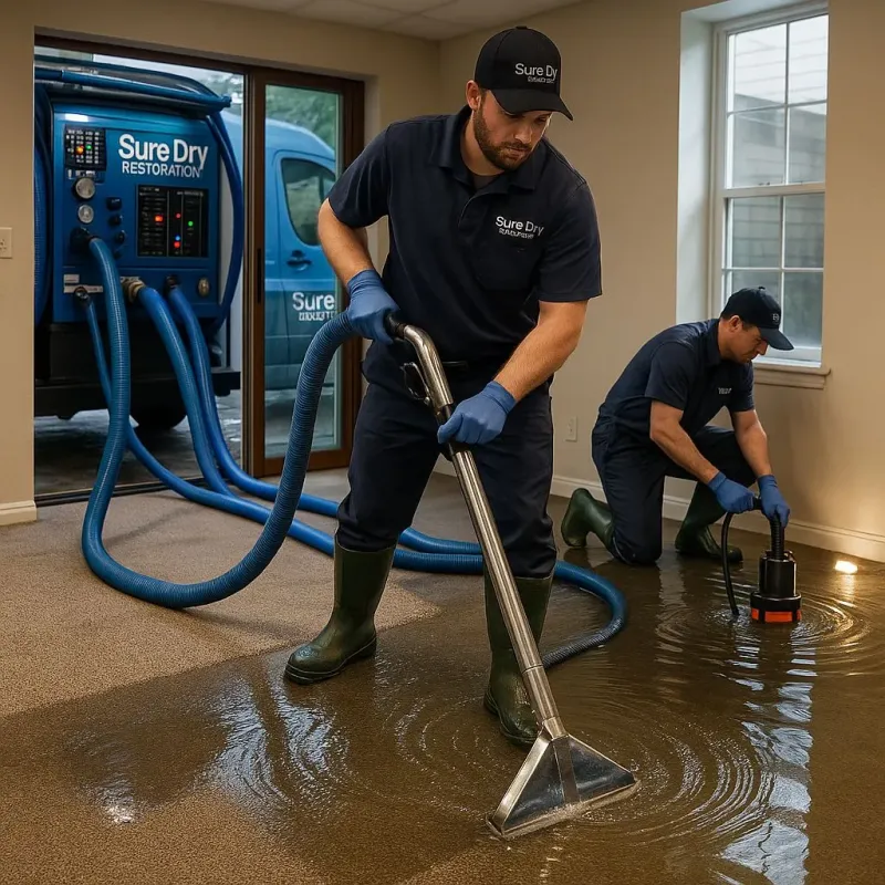 Water Extraction and Removal process in Pleasant Garden, NC